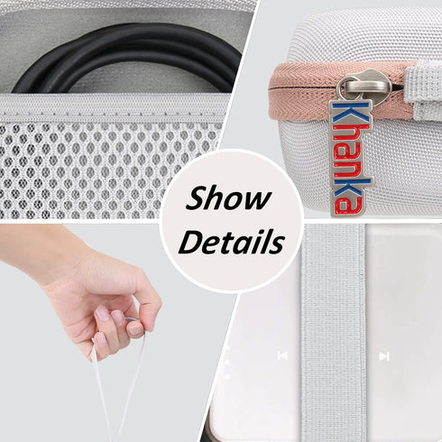 khanka Hard Travel Case Compatible with Kodak Luma 75 Pocket Projector - Portable Movie Projector, Case Only...