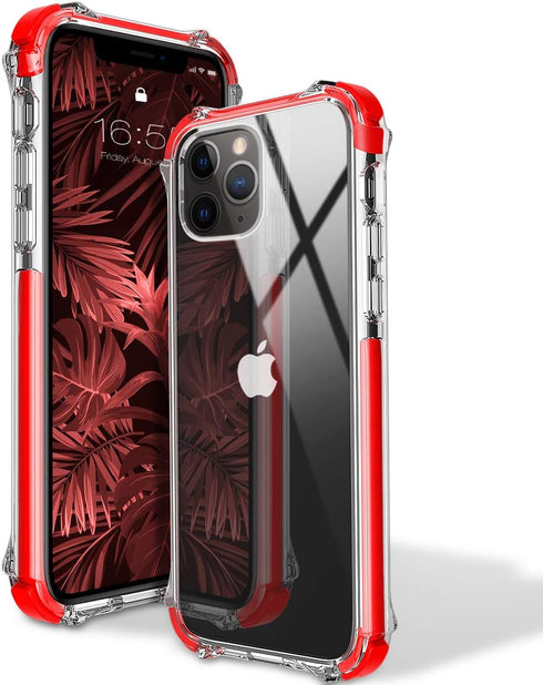 MATEPROX Compatible with iPhone 11 Pro Max Case Clear Heavy Duty Protective Crystal Back Cover with Shockproof Bumper Case for iPhone 11 Pro Max 6...