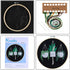 KISSBUTY Full Range of Embroidery Starter Kit with Pattern, Cross Stitch Kit Including Stamped Embroidery Fabric with Pattern, Bamboo Embroidery H...