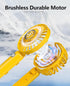 Mini HandHeld Portable Fan, Small Personal Battery Operated Fan Lash Fan Quiet usb Rechargeable 3 Speed Adjustable for Outside Travel Patios Indoo...