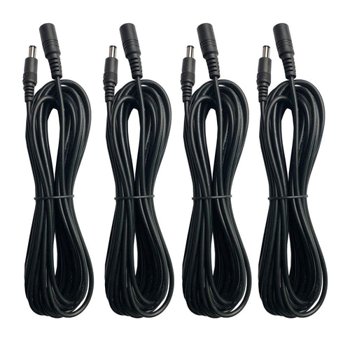DC 12V Power Extension Cord Cable 15ft (5m) 2.1mm x 5.5mm Power Adapter Supply Extension Cable for CCTV Security Cameras IP Camera DVR Standalone,...