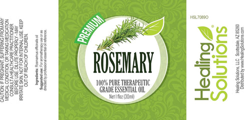 Healing Solutions 30ml Oils - Rosemary Essential Oil - 1 Fluid Ounce...