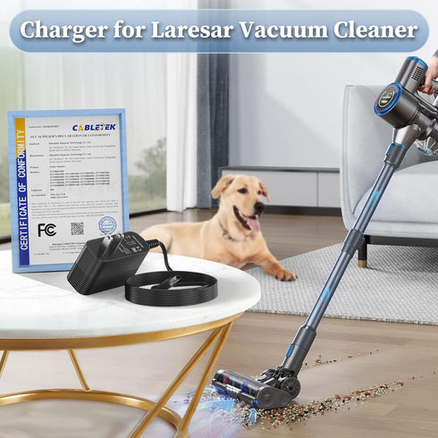 31V Charger for Laresar Cordless Stick Vacuum Power Cord for Laresar Elite 5 3 4 1 Pro 25.9V AC Adapter for Laresar Elite1 Elite3 Elite4 Elite5 El...