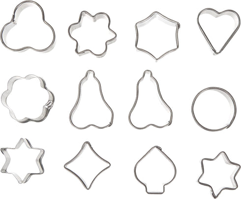 Zenker Mini-Cookie Cutter "Patisserie" (Set Of 12), Silver...