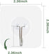 AROIC 58 Packs Adhesive Hooks for Hanging, Hook Heavy Duty Self Adhesive Wall Hooks 20 lbs / 9 kg (Max), Removable, Waterproof Hook for Bedroom Ki...