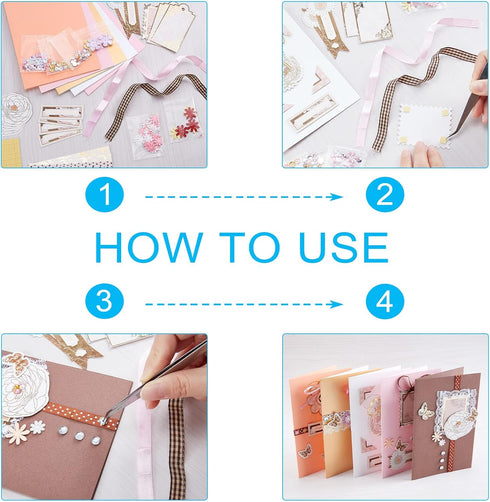 AHANDMAKER DIY Envelope & Card Making Kits, 27 Kinds Handmade Greeting Card Sets Make Your Own Card Crafts for Thanksgiving Birthday Present Class...