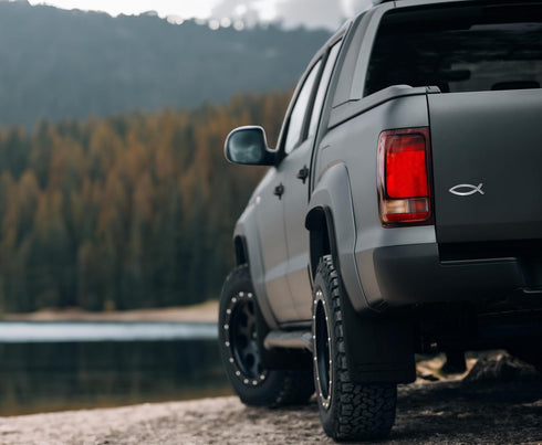 Elektroplate Christian Fish Chrome All Metal Emblem for Cars, Trucks, and All Auto | Universal Fit at 4" x 1.4" | Weatherproof...