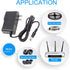 AC DC 9V 1A Power Supply Adapter 1000mA 5.5mm x 2.5m 9V1A Wall Charger 1000mA Power Adapter 9 Volt for ADSL Router Arduino...