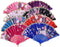 8 PCS Floral Hand Fans, Spanish Folding Hand Fan, Flower Dancing Fans,Summer Handheld Folding Fans Party Favors for Girls Women (8 Pack, Flower Pa...