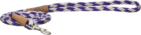 Mendota 3/8" by 4' Snap Leash, Amethyst, Small...