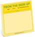 1-Count Knock Knock from The Desk of Sticky Note, 3 x 3-Inches, 100 Sheets Each...