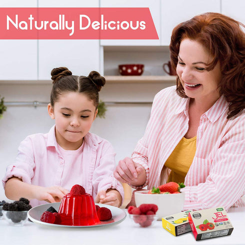 Bakol Jel Dessert - All Natural Vegan Dessert Mix - Kosher - Halal - No Artificial Sweeteners Flavors or Colors - Unflavored (PACK OF 3)...