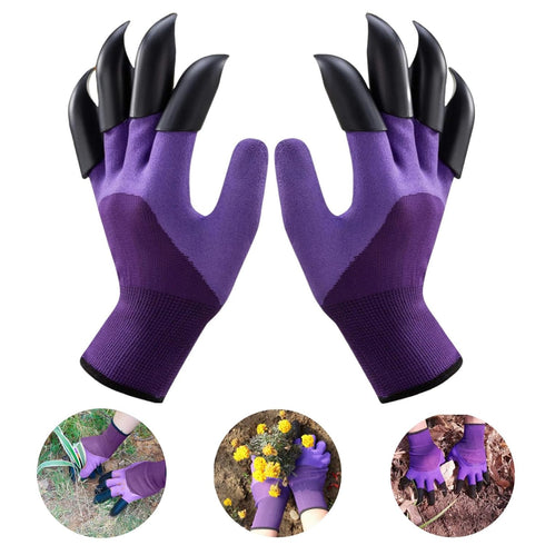 Garden Gloves with Claws, Breathable Gardening Work Gloves for Digging, Claw Gardening Gloves for Planting, Anti-Puncture Garden Gloves Best Gifts...