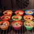 Silicone Baking Cups Round 24 Pack 2.75 inches Cups, Reusable Muffin Liners BPA Free, Non-stick Cake Cup Mold Set Multicolor by Mikim...