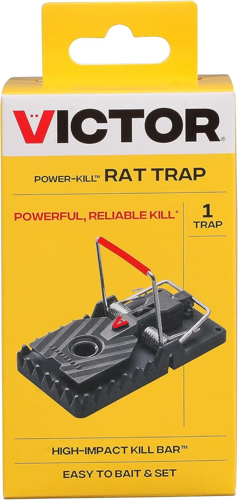 Victor M144B Instant Power-Kill Easy Set Reusable Rat Trap...