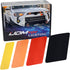 iJDMTOY 13-Inch Classic Retro Style Four-Wave Stripe Decal Sticker Compatible with Toyota/Lexus Exterior or Interior Decoration Grille Fender Hood...