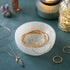 IMPRESA 4-Inch Selenite Charging Bowl for Cleansing, Recharging Crystals and Healing Stones, Meditation, Spiritual Awareness, Positive Energy, Wit...