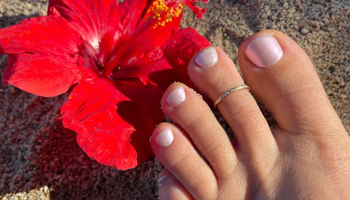 Toe Ring | Hawaiian Breeze 14K Gold Fill Adjustable Toe Ring | 14k Gold Filled...