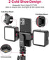 Phone Tripod Mount Holder for iPhone - ULANZI ST-06S Camera Hot 2 Cold Shoe Phone Mount Compatible for iPhone Android Sony Canon DJI Ronin S/SC Zh...