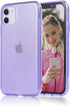 Compatible with iPhone 11 Case, Glitter Sparkle Bling Anti-Scratch Shockproof Protective Flexible Phone Cases Cute Slim Thin Cover for Women Girls...