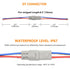 2 Set 6 Pin DT Deustch Waterproof Automotive Electrical Butt Connector with 16AWG -40?-105? 600V Wires and Heat Shrink Tubes Connectors Kit for Ca...