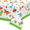 2 Pack Dinosaur Graduation Tablecloths, Dinosaur Table Cover for Birthday, Dino Themed Party Decorations Supplies Kindergarten Preschool Grad, Par...