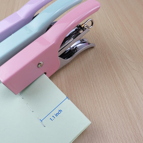 Small Hand-held Stapler Set, 15 Sheet Capacity, includes 750Pcs Staples and A Staple Remover, Mini Desktop Stapler for Office, School, Home or Tra...
