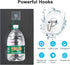 Adhesive Hooks Removable Wall Hooks 13 LB Ceiling Hook Transparent Seamless Waterproof and Oil Proof for Cabinet Kitchen Bathroom Ceiling Office W...