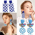 Juome Silk Screen Stencils for Polymer Clay, 3Pcs Reusable Silk Screens Printing Kit with 2Pcs Scrapers, Polymer Clay Tools for Earring Jewelry Ma...