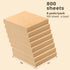 EOOUT Brown Sticky Notes, 3x3 Inches, 8 Pads, Self-Stick Note Pads, 100 Sheets/Pad, Super Adhesive Memo Pads, Easy to Post Notes for Study, Works ...