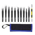 MMOBIEL 10x Industrial Precision ESD Tweezers Anti-Static Stainless Steel for Electronics Tools, Jewelry, Computer, Laboratory Work, Crafts and Ho...