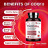 NATURE TARGET CoQ10-400mg Plus PQQ with Vitamin E & Organic Olive Oil - Coenzyme-Q10 with BioPerine - High Absorption Antioxidant-for-Heart-Health...