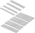 18 Gauge Brad Nails 8 Sizes (2",1-3/4",1-1/2",1-1/4",1",3/4",5/8",2/5") Galvanized 18 GA Nail Gun Nails Assorted and Small Finishing Nails for Pne...