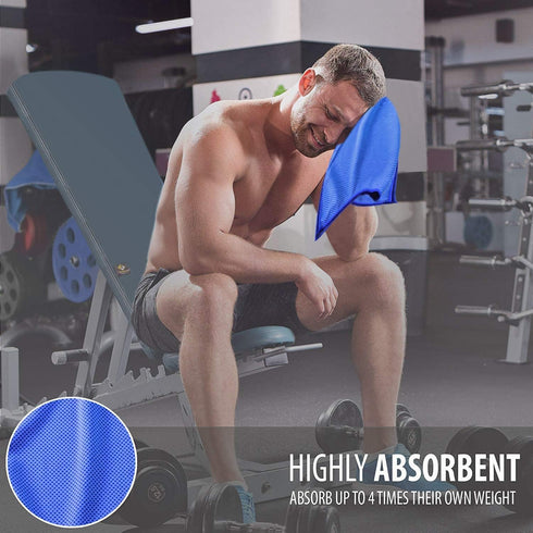 SZELAM Cooling Towel,6 Packs Ice Towels,Soft Breathable Chilly Towel,Microfiber Towel for Yoga,Gym,Workout,Sports,Fitness,Running,Camping,Hiking 4...