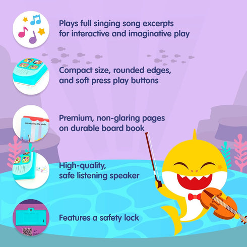 Pinkfong Baby Shark Family Orchestra Concert Sound Book l Baby Shark Toys | Learning & Education Toys | Interactive Books for Infant & Toddlers & ...