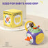 Baby Busy Learners Activity Cube Montessori Toddler Toys for 1-3 Year Old,17-in-1 Travel Activities Educational Learning Baby Toys for 6 12 18 Mon...