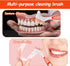 Giantree 4 Pcs Denture Brush for False Teeth, Denture Toothbrushes with Double Sided Portable Denture Cleaning Brush with Multi-Layered Soft Brist...