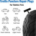 Tire Plugs Heavy Duty (4", 10 Pack) - ?1/4" (6mm) Tubeless Tire Plugs for Car, ATV/UTV, Professional Tire Repair Plugs for Tire Flats, Essential f...