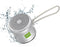 EWA A119 Mini Bluetooth Speaker with Lanyard, Small speaker with Bass Radiator, IPX7 Waterproof, Tiny but Powerful, Super Cute Metal Wireless Port...