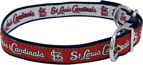Pets First ST Louis Cardinals Reversible MLB Dog Collar,Large. Premium Home & Away Two-Sided Pet Collar Adjustable with Metal Buckle. Your Favorit...