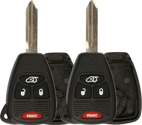 KeylessOption Just the Case Keyless Entry Remote Control Car Key Fob Shell Replacement for OHT692427AA (Pack of 2)...