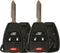 KeylessOption Just the Case Keyless Entry Remote Control Car Key Fob Shell Replacement for OHT692427AA (Pack of 2)...
