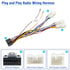 16Pin ISO Android Radio Stereo Wiring Harness with Butt Connector Reverse SWC Cable Replacement for Select Toyota and Subaru Car Audio Adapter......