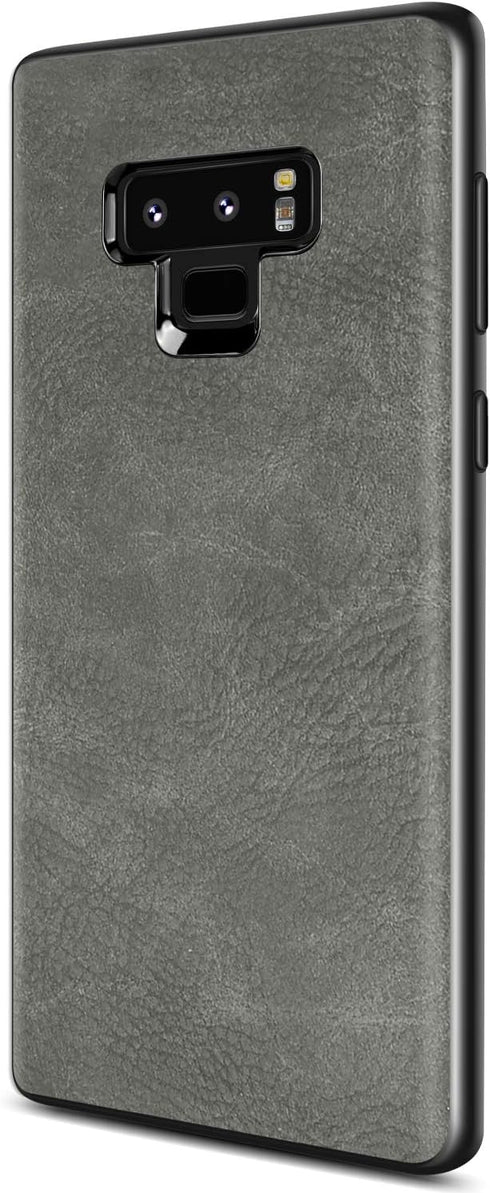 SALAWAT Compatible with Galaxy Note 9 Case Slim PU Leather Vintage Shockproof Phone Cover Lightweight Premium Soft TPU Bumper Hard PC Hybrid Prote...