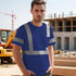Hi Vis Shirts for Men Class 3 High Visibility Shirts with Short Sleeves, Reflective Safety Shirts for Men Women, ConstrUCRtion Shirts, Durable & B...