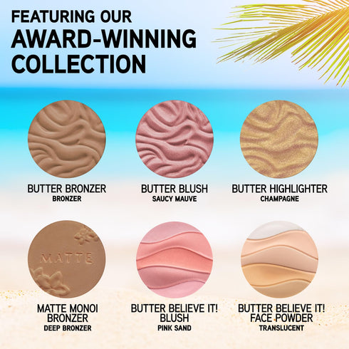Physicians Formula Butter Dream Team Palette Makeup Gift Set, Bronzer, Blush, Face Powder, Dermatologist Approved...