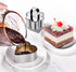 Cake Rings Cooking Rings Dessert Mousse Mold Stainless Steel with Pusher for Desserts Making (6PCS)...