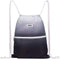 WANDF Drawstring Backpack String Bag Sackpack Cinch Water Resistant Nylon for Gym Shopping Sport Yoga (Grey)...