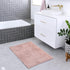 FRESHMINT Chenille Bathroom Rugs Mat 24"x17", Non-Slip Bath Mat for Bathroom Floor & Bathtub, Washable Soft Shower Shag Bath Rugs, Fluffy Thick Wa...