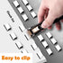 2 Pcs Metal Clip Pusher Stapler Clippers Modern Stapler Push Clamp Office Paper Clip Book Binding Machine Office Supplies Home Desk Accessories...